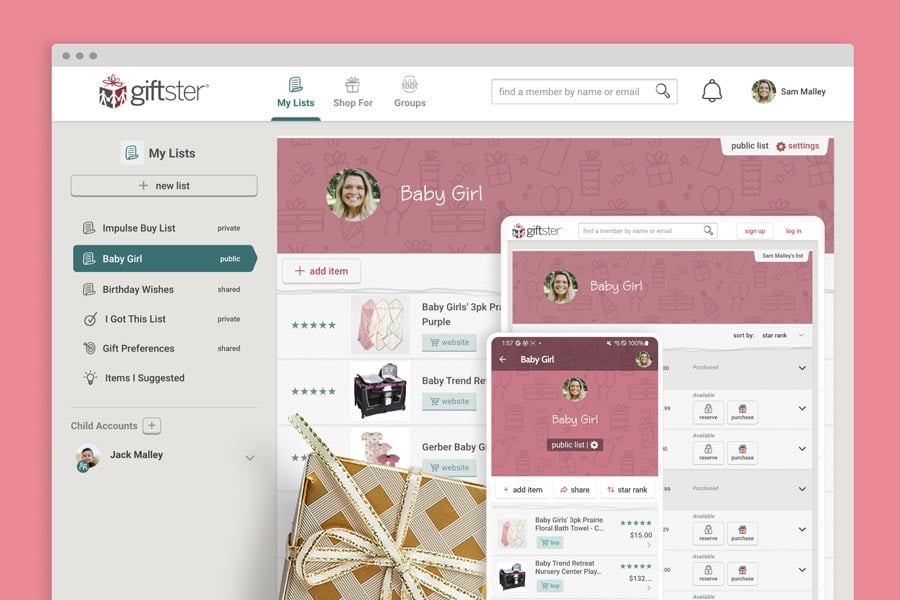 Baby wish list