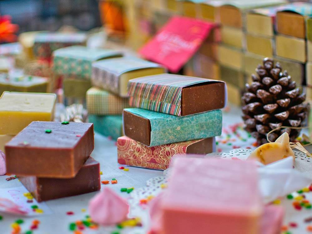Homemade soap gift idea