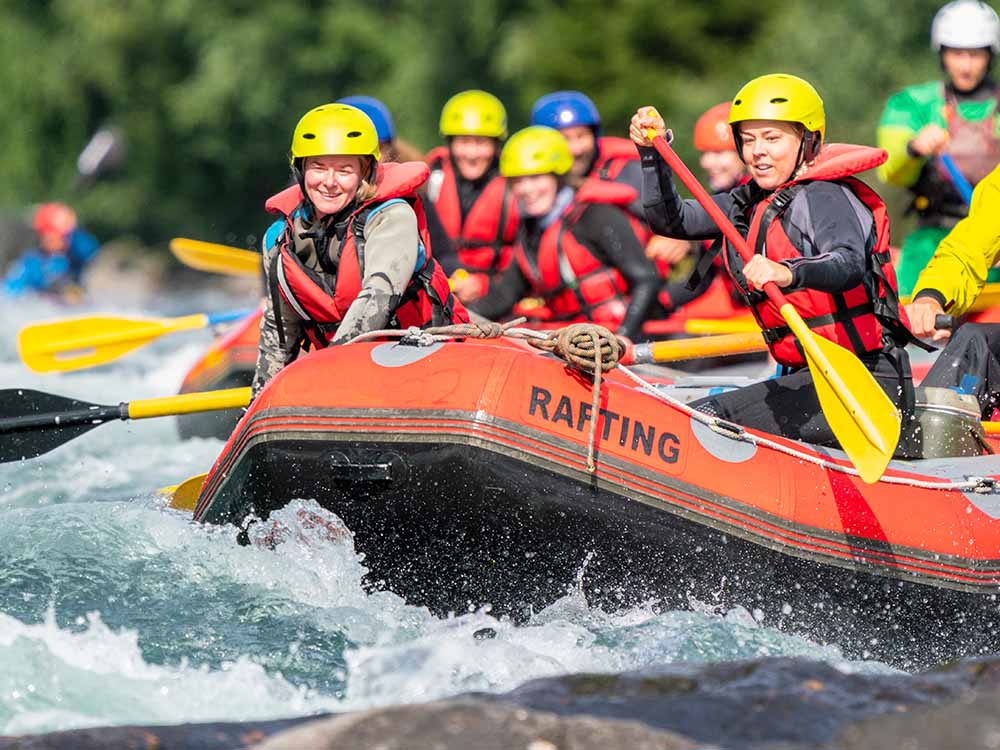white water rafting