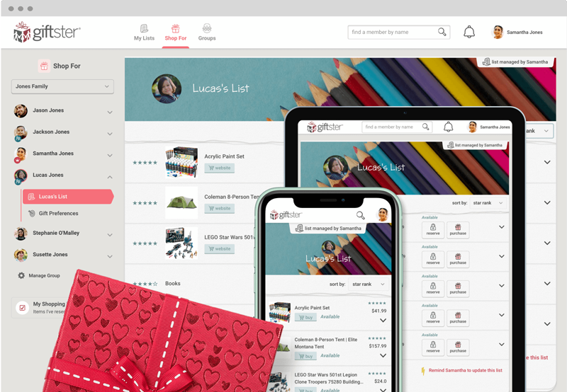 Giftster.com for any device